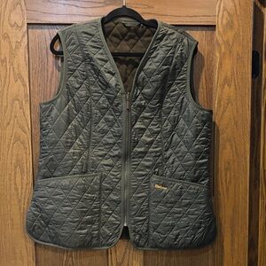 Barbour quilted vest!